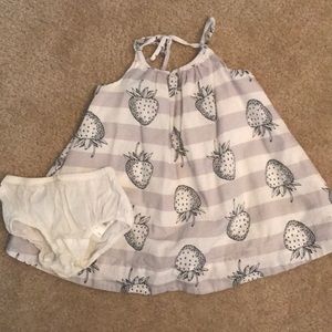 gap strawberry dress